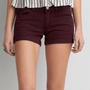 American Eagle super super stretch midi shorts